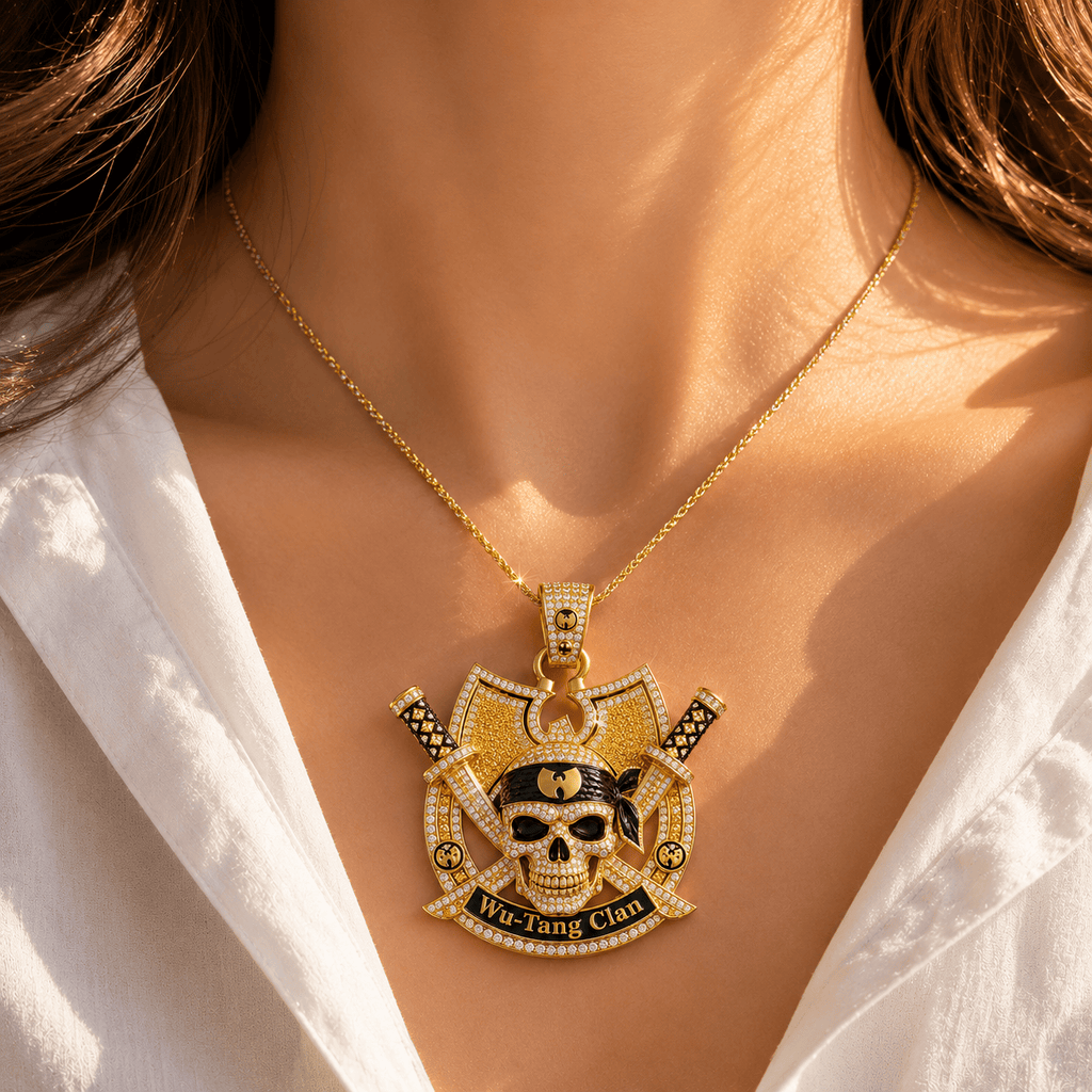 WTC Solid Gold Chain with Diamond Pendant PDL