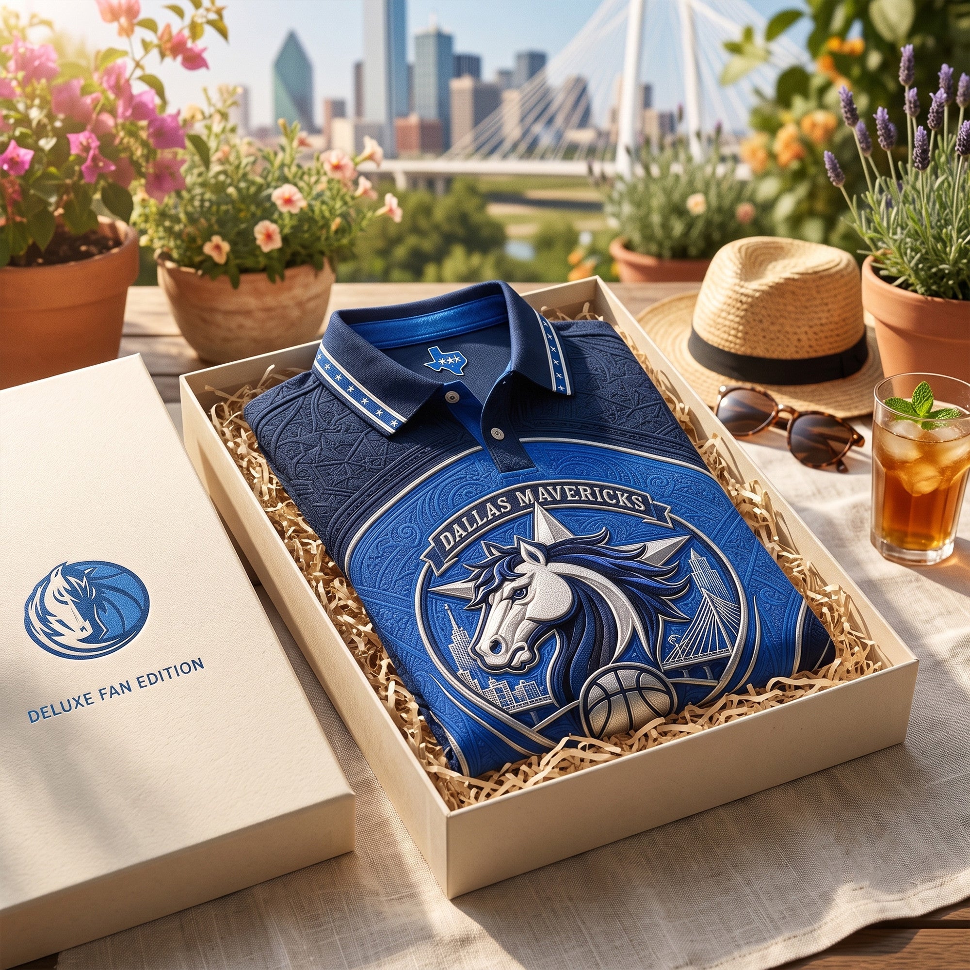 PREMIUM DLMV EMBOSS POLO SHIRT DBD