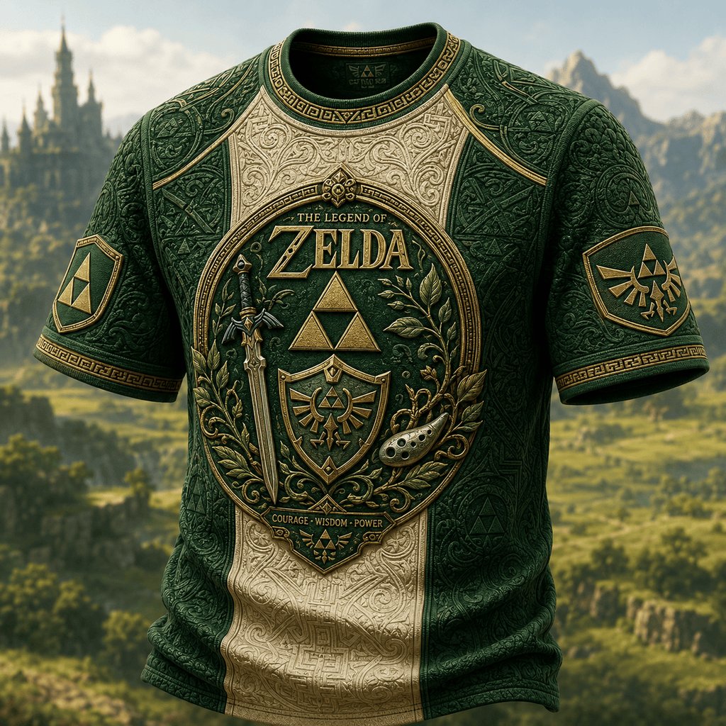 PREMIUM TLOZ 3D EMBOSS SHIRT NPL