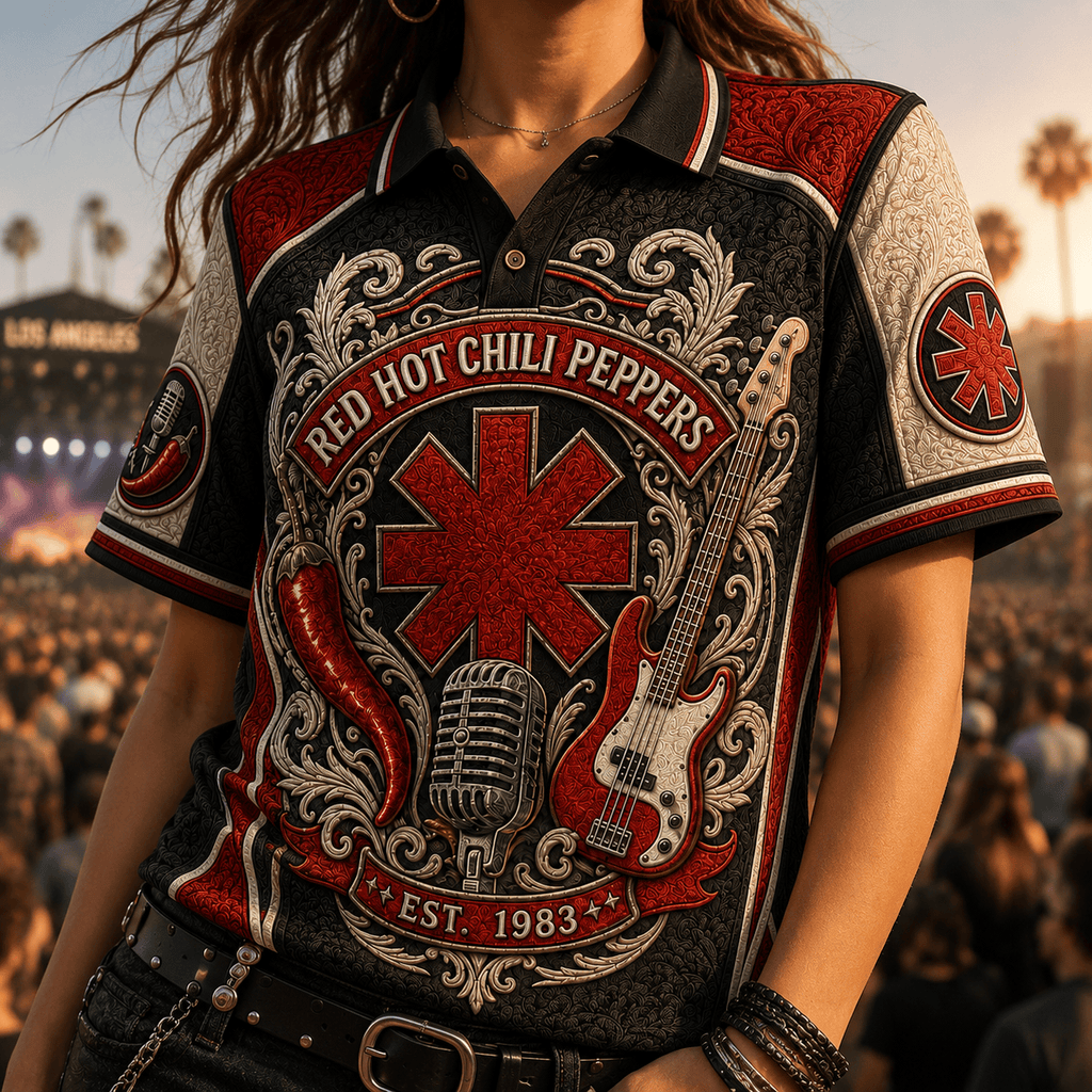 PREMIUM RHCP EMBOSS POLO SHIRT HQH