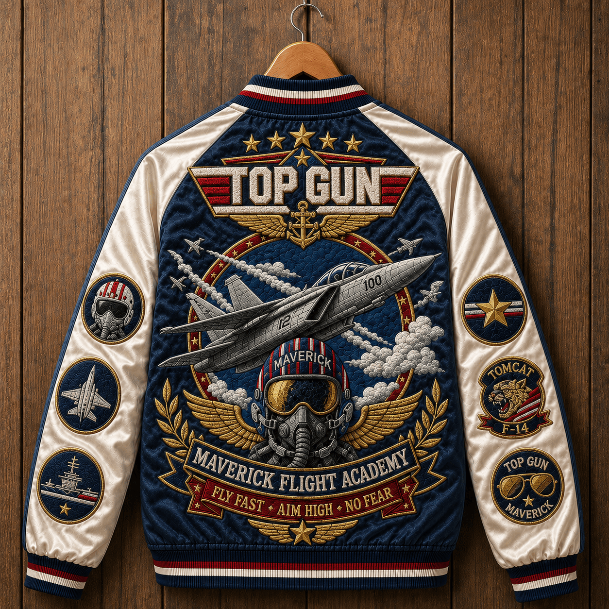 PREMIUM TG SATIN BASEBALL JACKET NTNA
