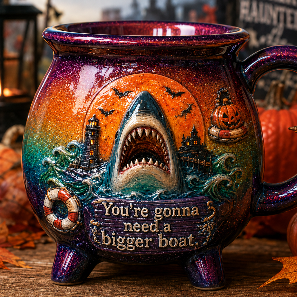 Premium JAWS Witch Cauldron Mug NPL