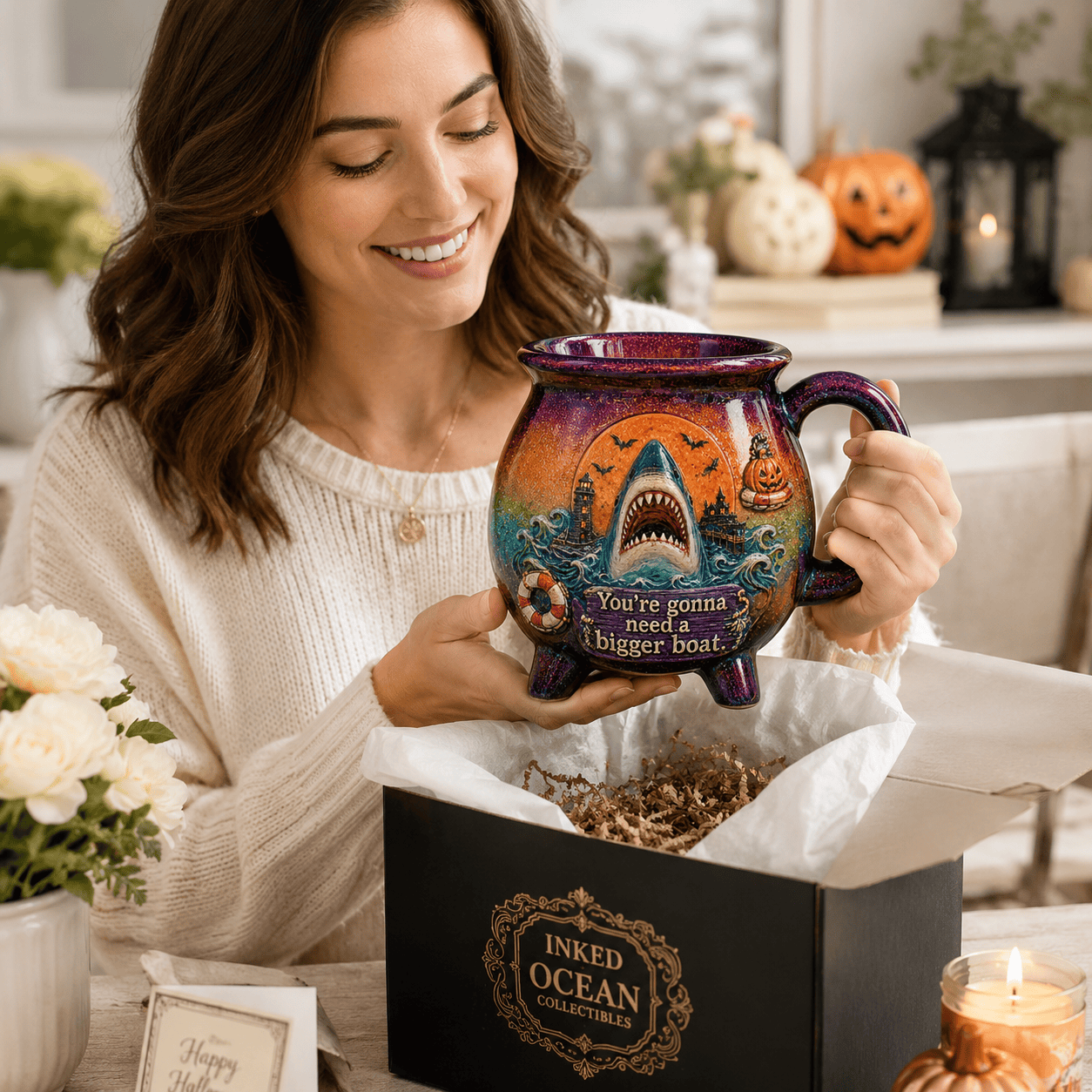 Premium JAWS Witch Cauldron Mug NPL