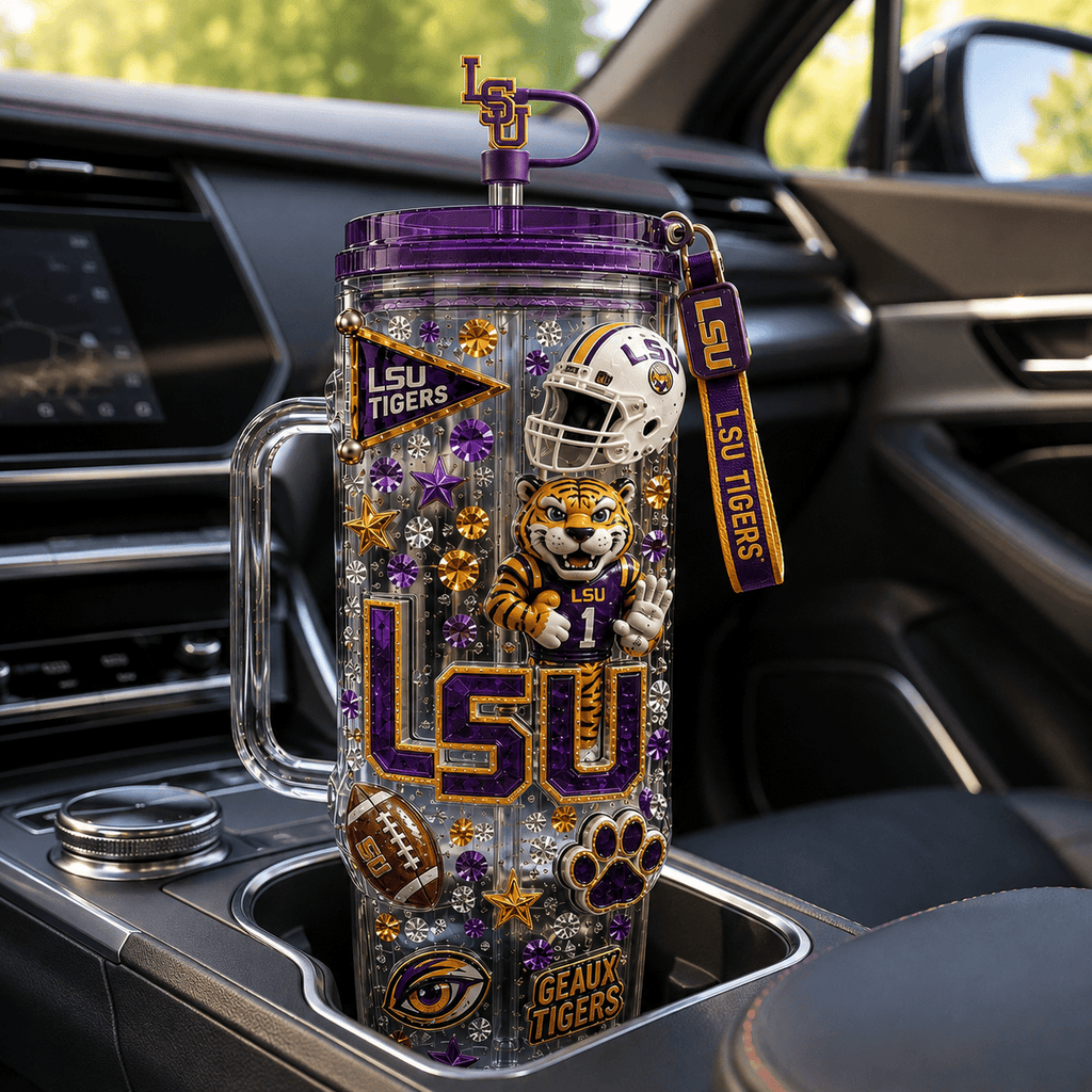 LSUT 40oz Tumbler With Handle NHVH